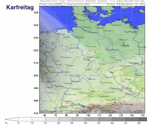 Karfreitag Wetter 