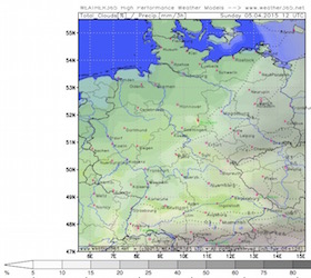 Wetter Ostersonntag