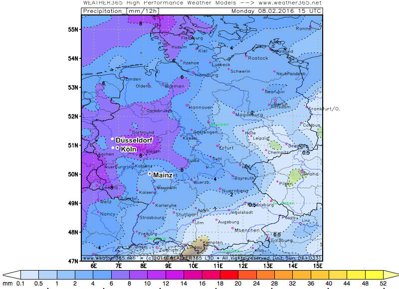 Regen Rosenmontag